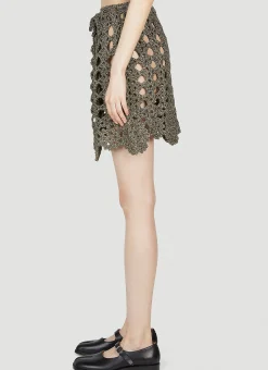 Crochet Mini Skirt