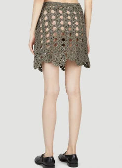 Crochet Mini Skirt