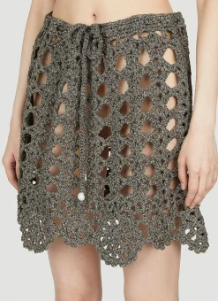 Crochet Mini Skirt