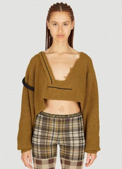 Cropped Hooded Sweater