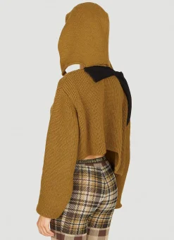 Cropped Hooded Sweater