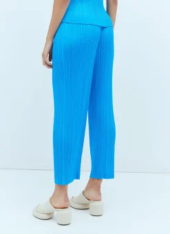 Cropped Pleated Pants
