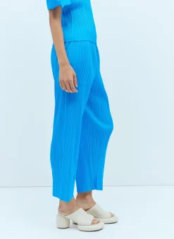 Cropped Pleated Pants