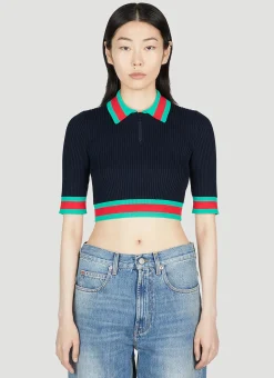 Cropped Polo Top