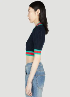 Cropped Polo Top