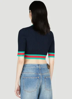 Cropped Polo Top