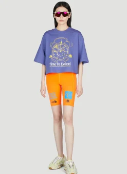 Cropped Print T-Shirt