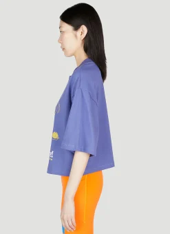 Cropped Print T-Shirt