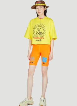 Cropped Print T-Shirt