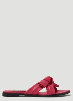 Cross Knotted Flat Sandals