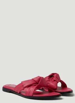 Cross Knotted Flat Sandals