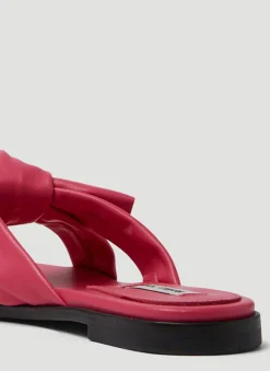 Cross Knotted Flat Sandals