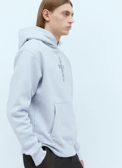 Cross Logo Print Hooded Sweatshirt