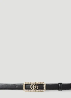 Crystal Double G Buckle Belt