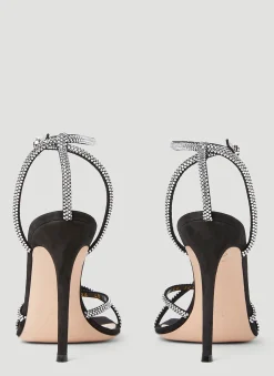 Crystal Embellished High Heel Sandals