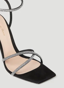Crystal Embellished High Heel Sandals