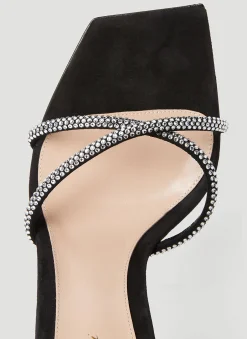 Crystal Embellished High Heel Sandals