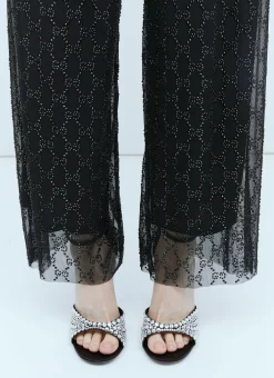 Crystal Embellished High Heel Sandals