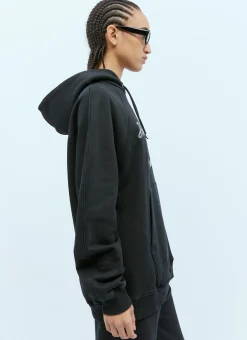 Crystal Embellished Hooded Sweatershirt