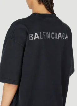 Crystal Embellished Logo T-Shirt
