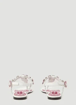 Crystal Embellished Majolica Sandals