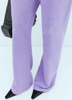 Crystal Embellished Track Pants
