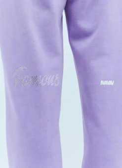 Crystal Embellished Track Pants