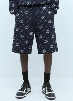 Crystal Interlocking G Shorts
