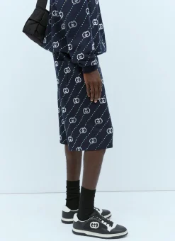 Crystal Interlocking G Shorts