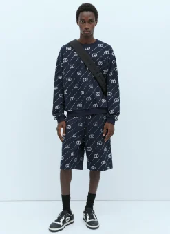 Crystal Interlocking G Shorts