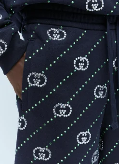 Crystal Interlocking G Shorts