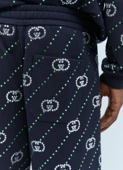 Crystal Interlocking G Shorts