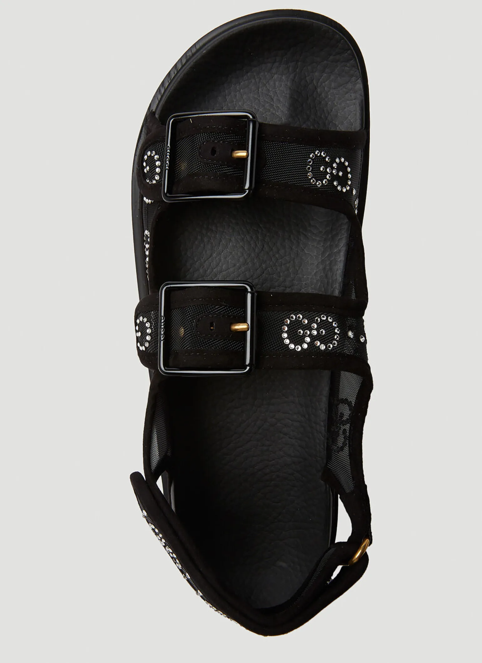 Crystal Jacquard Platform Sandals
