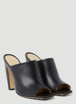 Curved Heel Mules