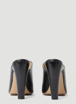Curved Heel Mules