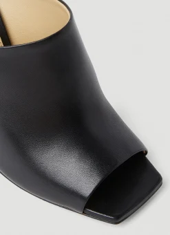 Curved Heel Mules
