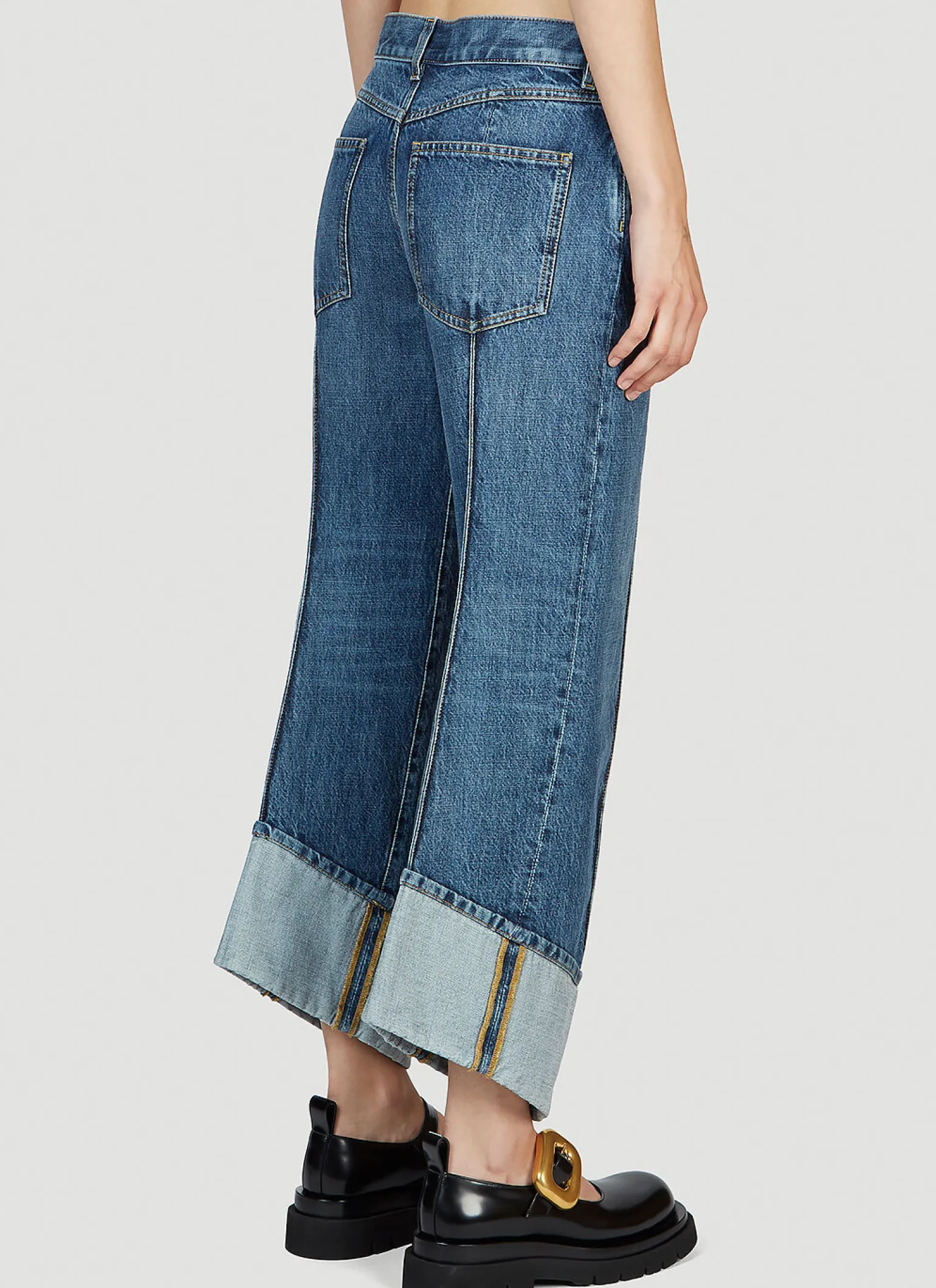 Curved Hem Jeans