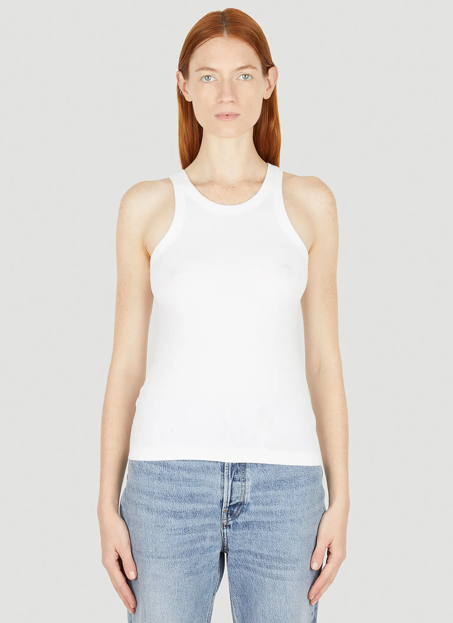 Curved Rib Tank Top