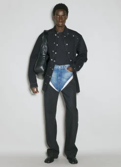 Cut Out Denim Jeans