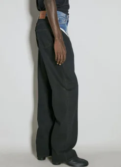 Cut Out Denim Jeans