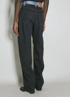 Cut Out Denim Jeans