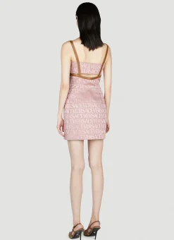 Cut-Out Medusa Dress