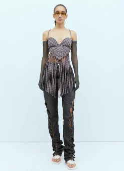 Cut-Out Mom Denim Jeans