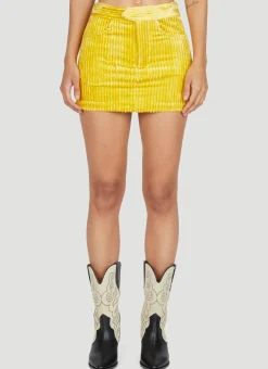 Damia Corduroy Mini Skirt