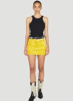 Damia Corduroy Mini Skirt