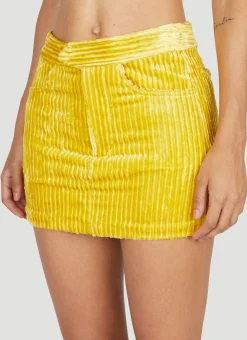 Damia Corduroy Mini Skirt