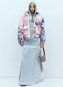D-Aral Hooded Maxi Dress