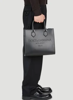 Debossed Logo Tote Bag