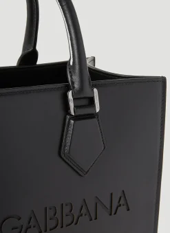 Debossed Logo Tote Bag