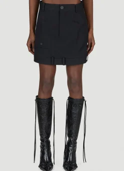 Deconstructed Mini Skirt